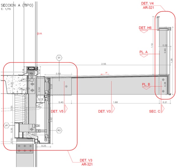 Figure 5. Detail section.