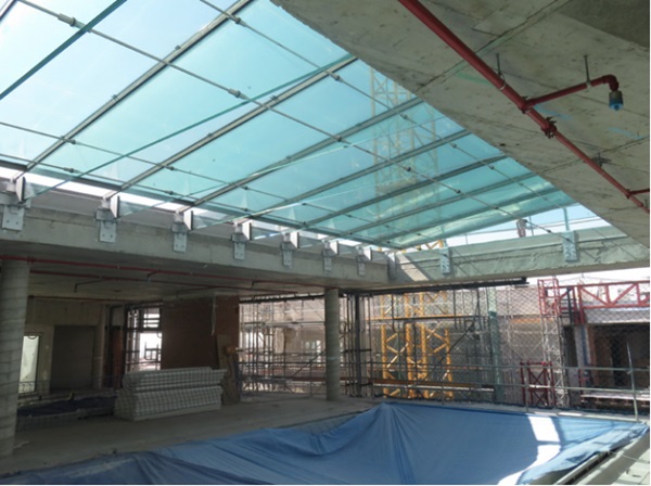 Figure 7. During constrution. Skylight Hotel Four Seasons Canalejas.