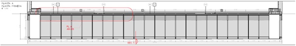 Figure 9. Floor plan above canopy.