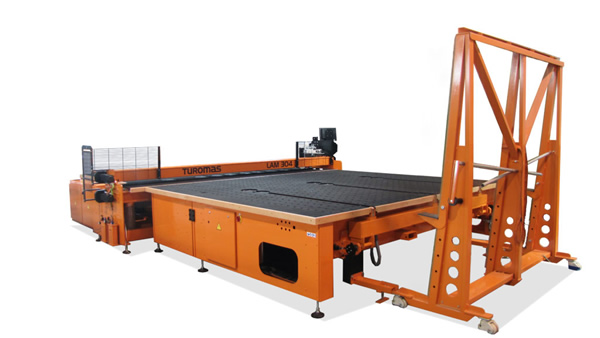 Laminated glass cutting machine LAM304 + MV300