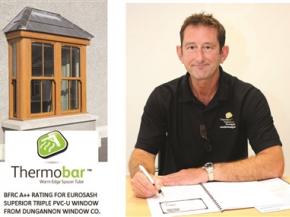 Thermobar in the UK’s first-ever BFRC A++ Rating for a vertical slider achieving U-value 1.0 W/m²K 