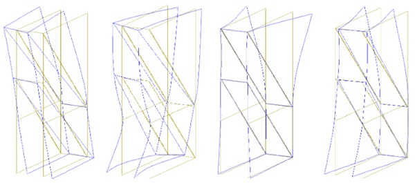 Fig. 11: Diagrams from the stability model, © Werner Sobek.