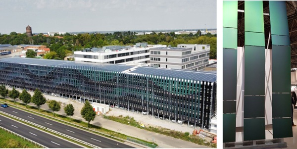 Fig. 13: Photovoltaic Façade in Leipzig, Germany. www.avancis.de.