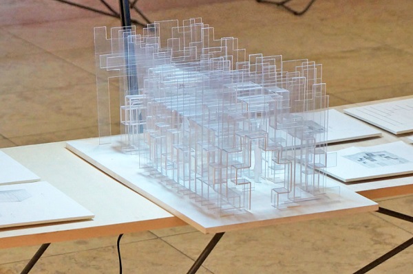 Fig. 1: Modell of Voxel structure of exhibition cuboids