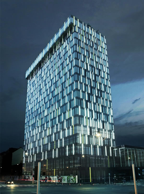 Figure 2: Power Tower Linz (Source: Energy AG)