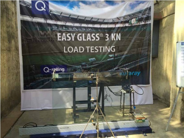 Fig. 3 Test Set for the Post Breakage Strength Test