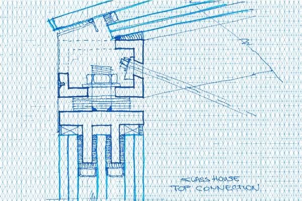 Figure 5 Conceptual detail of top connection