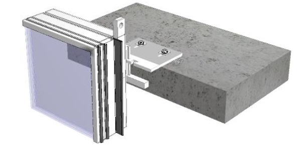 Fig. 5 3D view of a hung & sworded system.