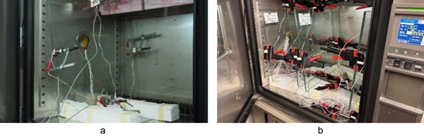 Fig. 5: Clamping tests at 70°C / 30°C.
