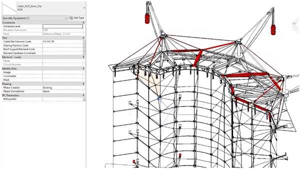 Fig. 6: Extract from BIM Model.