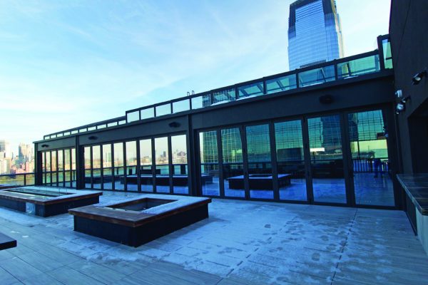 Hyatt House Jersey City opens with a fantastic retractable rooftop lounge