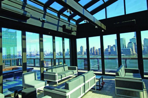 Hyatt House Jersey City opens with a fantastic retractable rooftop lounge