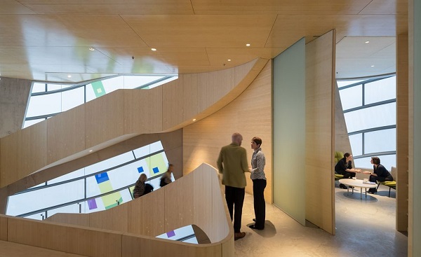 Holl was selected to create this centre specifically for his ability to manipulate the use of light. Photography: Iwan Baan for Steven Holl Architects