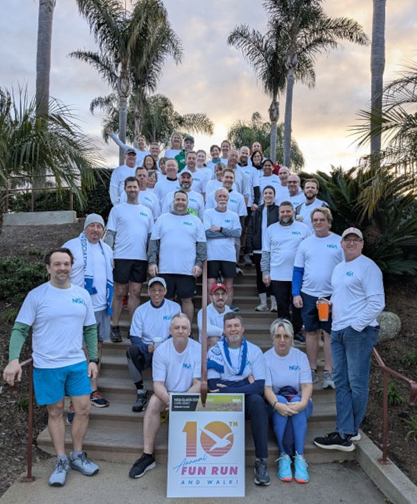 NGA Glass Conference: Carlsbad attendees at the 10th Annual Fun Run