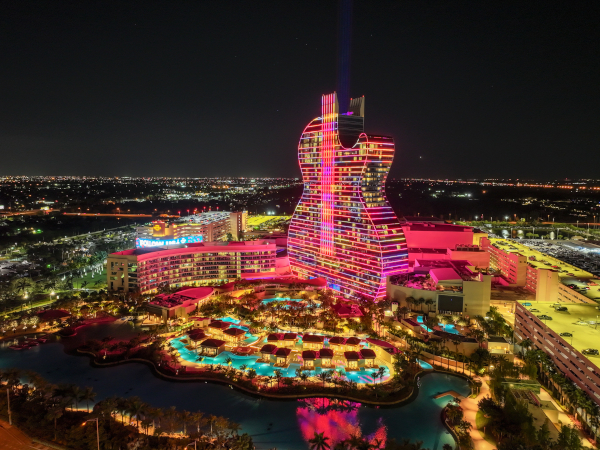 Hard Rock Hotel & Casino in Las Vegas/USA (Copyright: Image© Drone Work)
