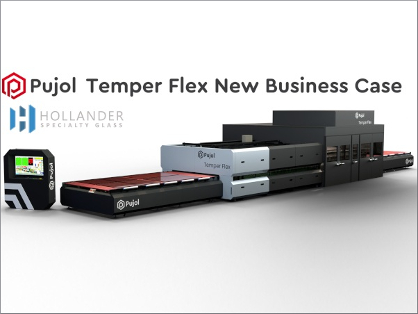 Hornos Industriales Pujol announces the sale of Temper Flex tempering oven to Hollander Glass