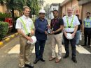 L-R: Brian Matuszewski (Glass Futures), Rajesh Khosla (AGI / AIGMF), Srinidhi Rao (Diageo) and Dave Fordham (Glass Futures) at the Diageo’s Craft and Innovation Hub in Goa. 