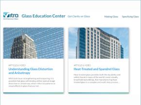 Vitro Architectural Glass Upgrades Video Content for its Glass Education Center