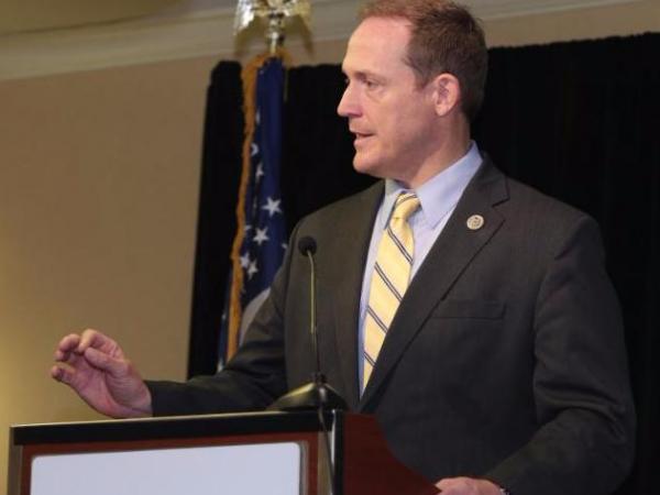 Rep. Ted Budd (R-NC) speaks to attendees