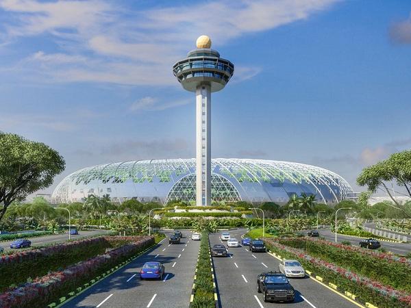 SOLARBAN glass specified for Jewel Changi Airport in Singapore