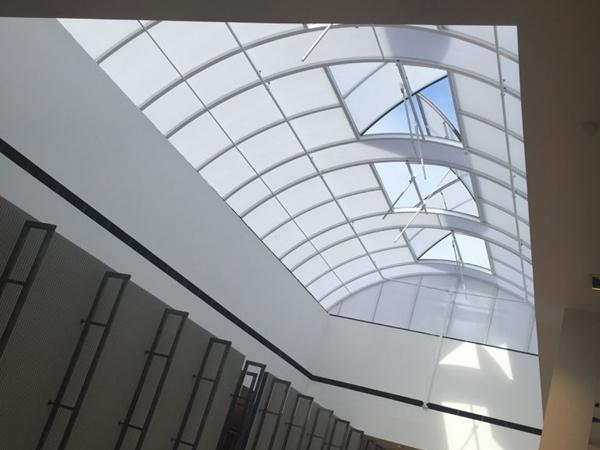 Barrel Vault Rooflight at White Rose Shopping centre (view from below)