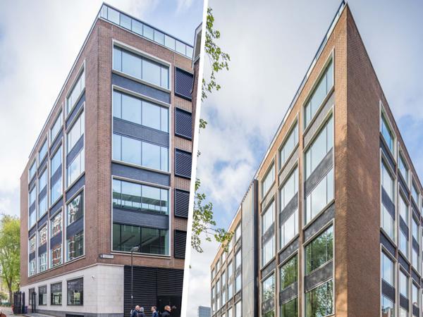 Revitalisation of 25 Charterhouse SQ in London using glass from PRESS GLASS