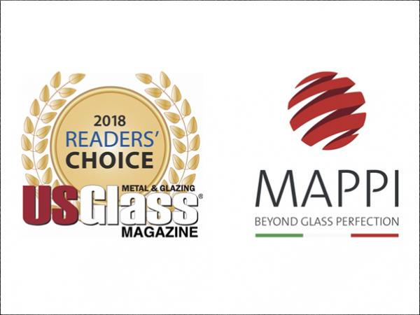 Mappi wins 2018 USGlass Magazine Reader’s Choice Award 