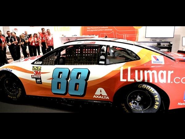 Alex Bowman’s 2019 LLumar® Paint Scheme Revealed at SEMA