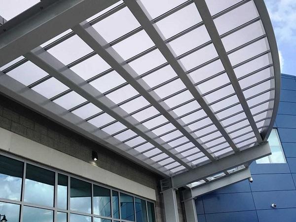 Duo-Gard’s Translucent Canopy Complements New Frank J. Gargiulo Campus