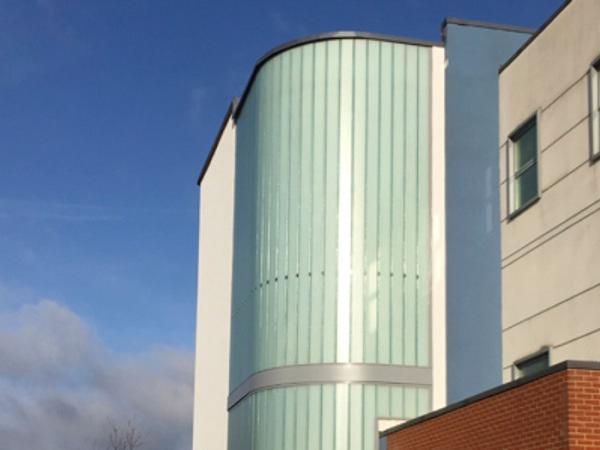 Glazed Profilit™ Stairwell For Colchester Health Care