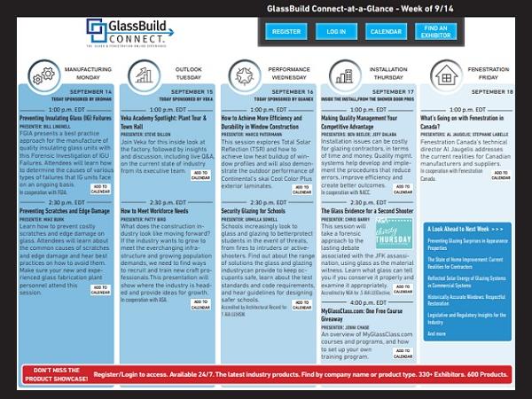 This Week at GlassBuild Connect