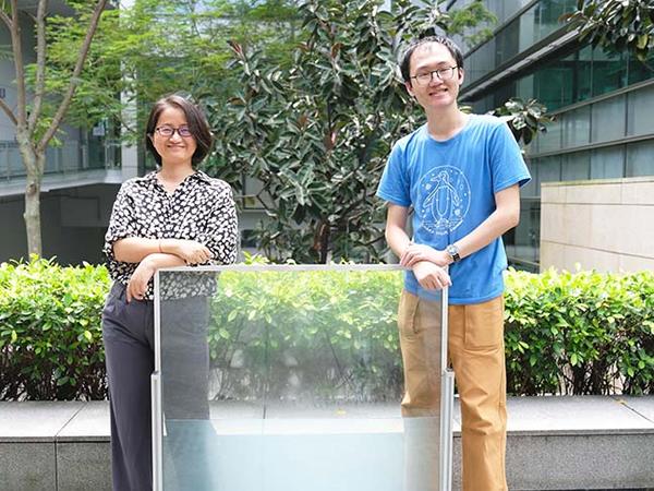 NTU scientists develop energy-saving ‘liquid window’