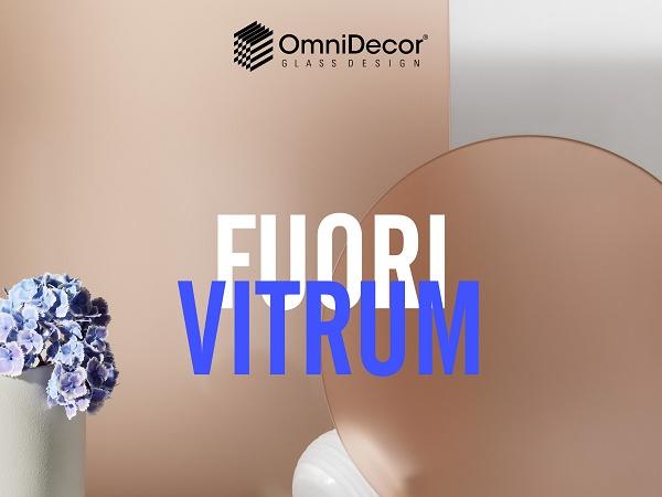 OmniDecor product showcase at the Milan showroom during Vitrum 2021