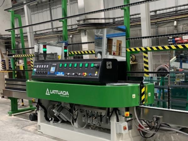 Lattuada's TL 9 AV PC H85 Grinding Machine Enhances Mackenzie Glass Production Line in the UK