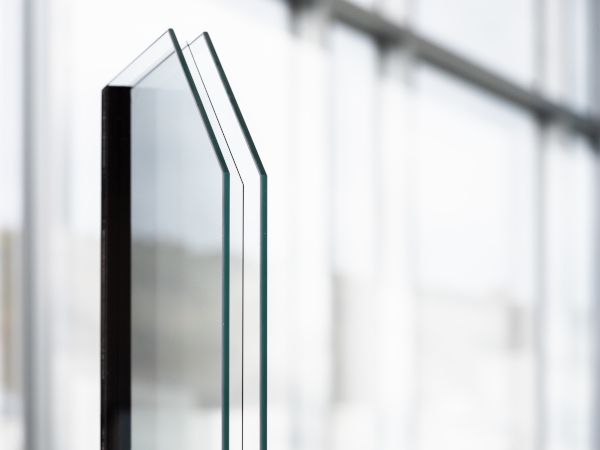 With Corning® ATG™ as the middle pane, the weight of Glas Trösch’s innovative triple insulating glass unit is significantly reduced – a benefit for the environment. Photo: Corning Incorporated