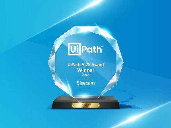 Şişecam Receives Award from UiPath for AI and Robotic Process Automation