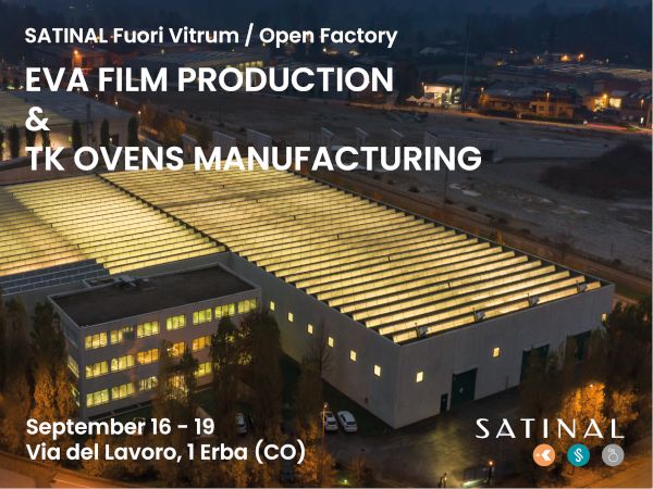 Attending Vitrum 2025? Remember to schedule a visit to the Satinal Open Factory! Attending Vitrum 2025? Remember to schedule a visit to the Satinal Open Factory!