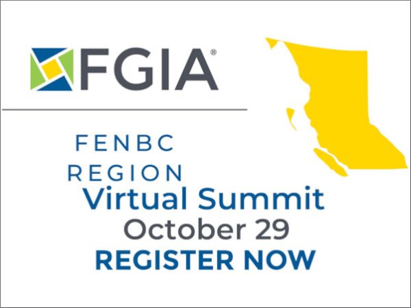 Registration Now Open for FGIA FENBC Region Virtual Summit, October 29 Registration Now Open for FGIA FENBC Region Virtual Summit, October 29