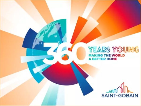 Saint-Gobain celebrates 360 years with the global campaign “360 Years Young”